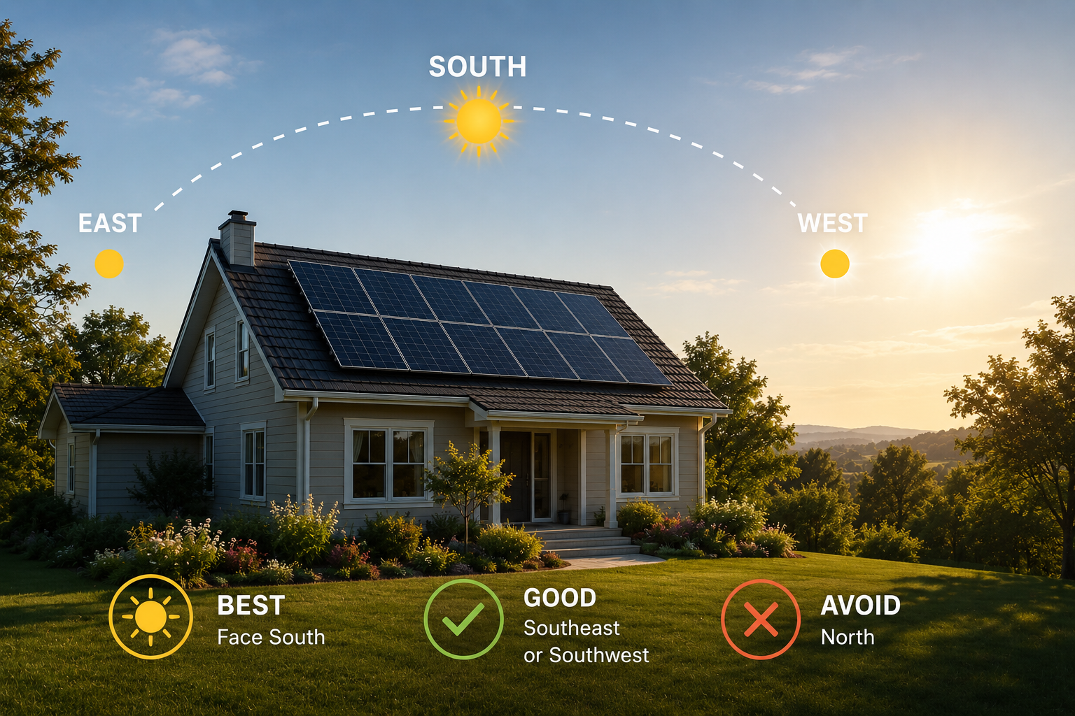 What Direction Should My Solar Panels Face